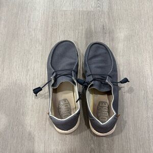 Hey Dude Slip Ons in Dark Blue